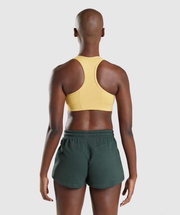 Damske Športové Podprsenky Gymshark Legacy Graphic Žlté | XD6417853